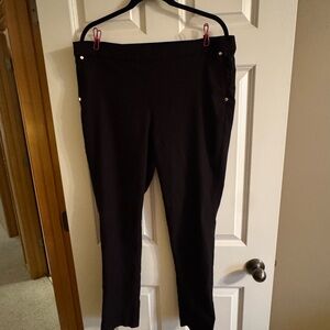 Anne Klein - Black - Skinny Pants